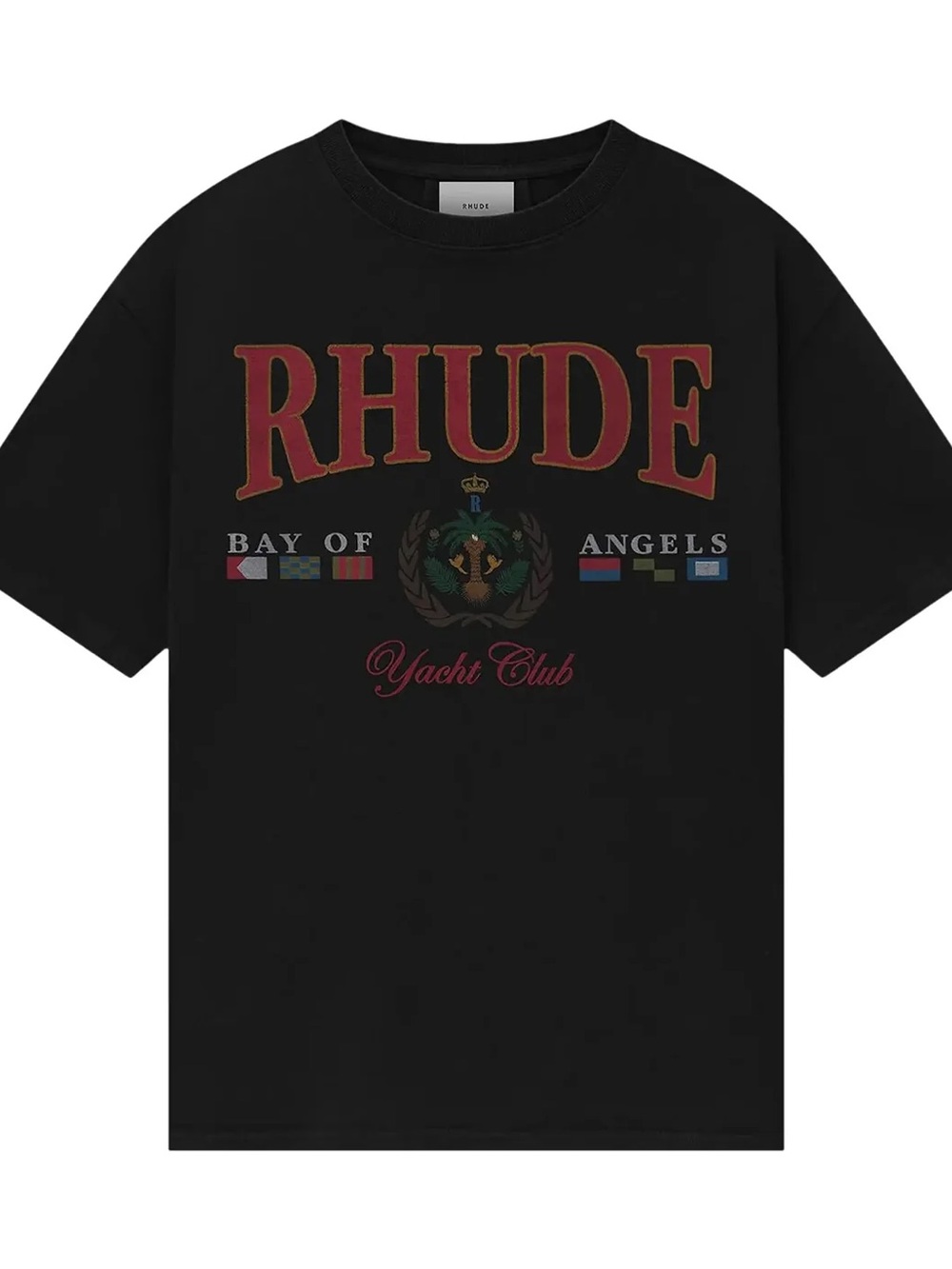 RHUDE BAY OF ANGELS YACHT CLUB TEE SIZE LARGE